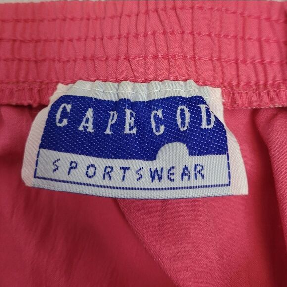 VINTAGE‎ 90s pink pull on barbiecore nylon windbreaker pants L/XL - Picture 5 of 12